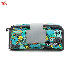 2022 Hot Sale Allover Printing Pattern Double Pocketspencil Case Custom Pvc Pencil Bag Pencil Box Stationery