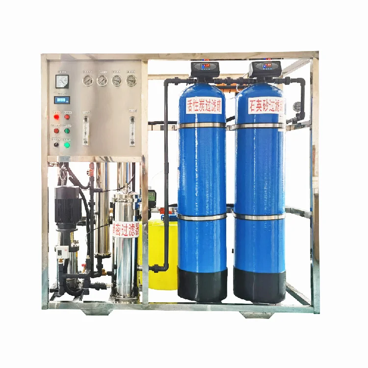 500lph Ro Plant Pure Mineral Drinking Water Reverse Osmosis System Ro Purification Machine Water Treatment Plant Equipment