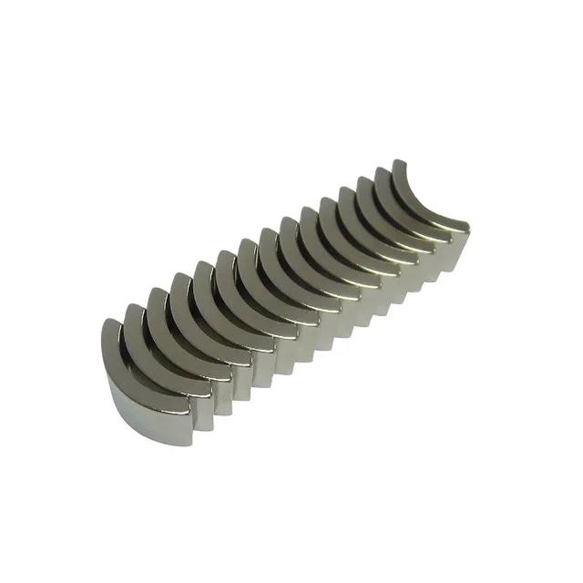 Arc shaped neodymium segment shape magnet for motor,earphone