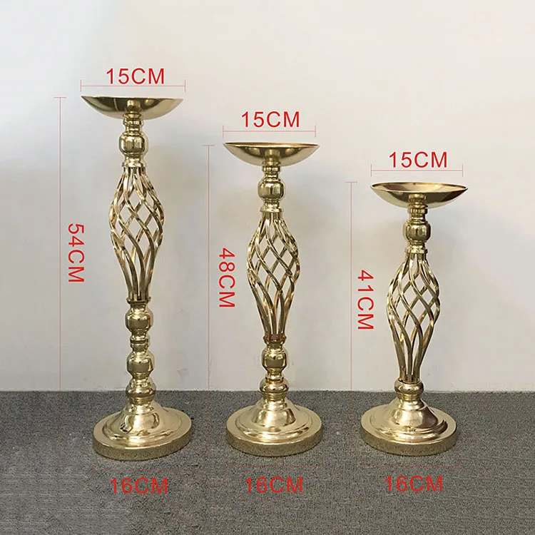 
2019 For Wedding Table Flower Stand Centerpieces With Round Square Glass Candle Holder Chrome And Crystal Ball 