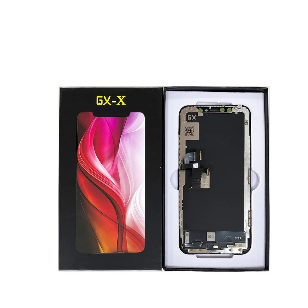 Original Brand GX mobile phone LCD display for IPHONE X XS XS MAX 11  OLED screen factory price high quality low price