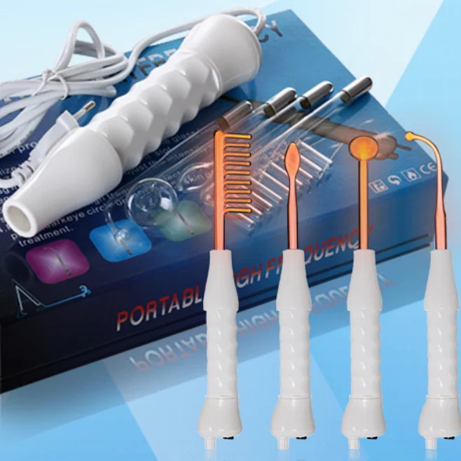 2023 hot selling beauty salon equipment high frequency facial wand light therapy kit for face care with best price