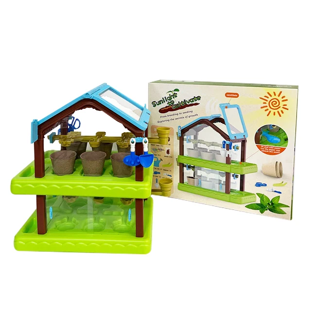 DIY STEM Toy Small Garden Mini Growing Plant Toy Kids Experimental Observation Toy Fruit And Vegetables