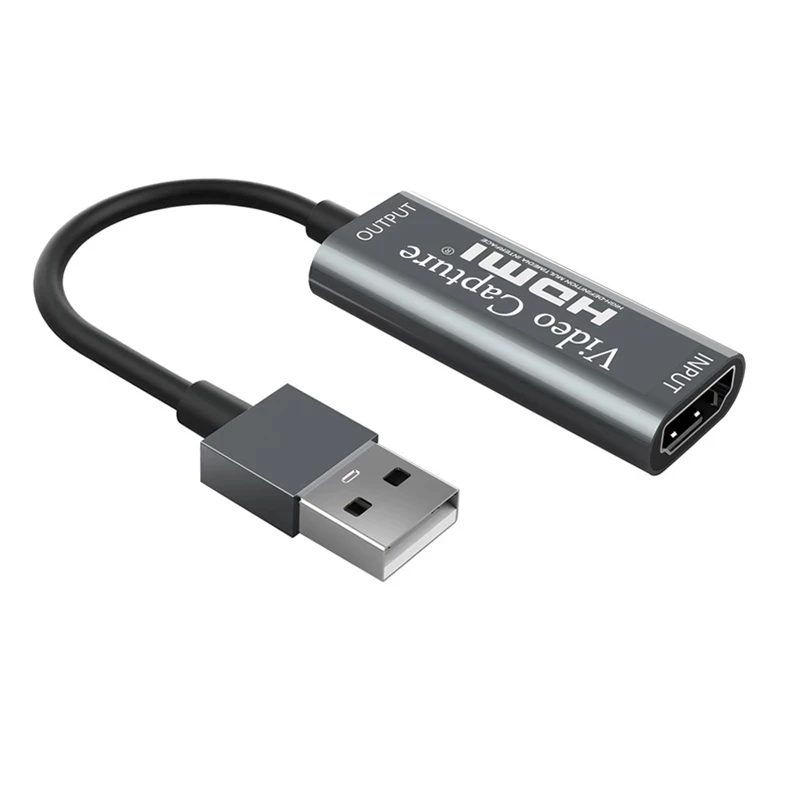 Портативная Карта видеозахвата Hdtv к Usb 2,0, видеокамера Hd1080p для записи видео в реальном времени