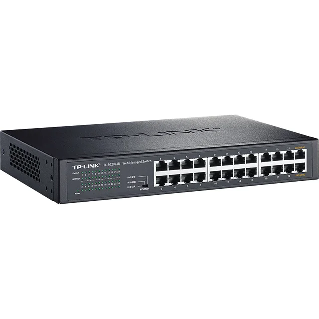 TPLINK TL-SG2024D 24-портовый полный гигабитный настольный веб-управления