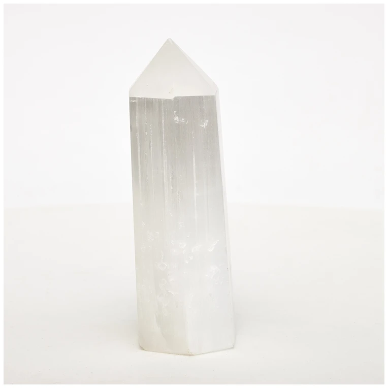 Wholesale Bulk Natural crystal polishing crafts white selenite towers for decor