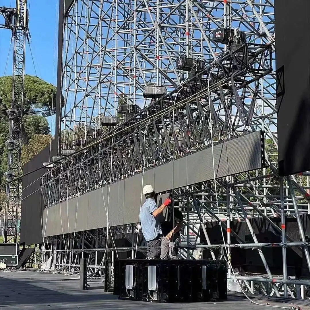 yake display full color hd video tv big large outdoor display led board p3.9 price led screen pane
