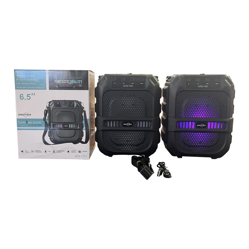 Best Selling Products 2023 Subwoofers Car Audio with Belt Wireless Kts Amplifiers Radio FM AM Mp3 Player Dj Outdoor Loud speaker