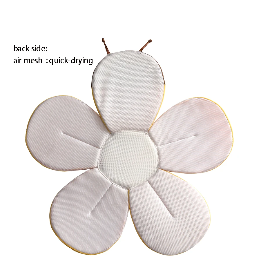 bee shape bath cushion for infant ,infant bathtub mat for sinks, baby bath pad