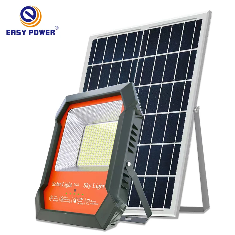 Outdoor High Power Industrial Solar LED Flood Light Waterproof Solar Garden Lights Solar Motion Sensor Wall Light