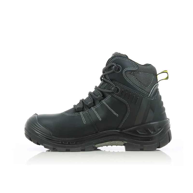 Safety shoes Power2 Safety Boots Work Shoes Black Waterproof Leather Work Boots Steel Toe Safety Shoes