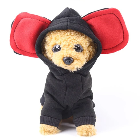 100% fleece cotton cheap heavy pet dog cat plain hoodie in grey for medium large pet