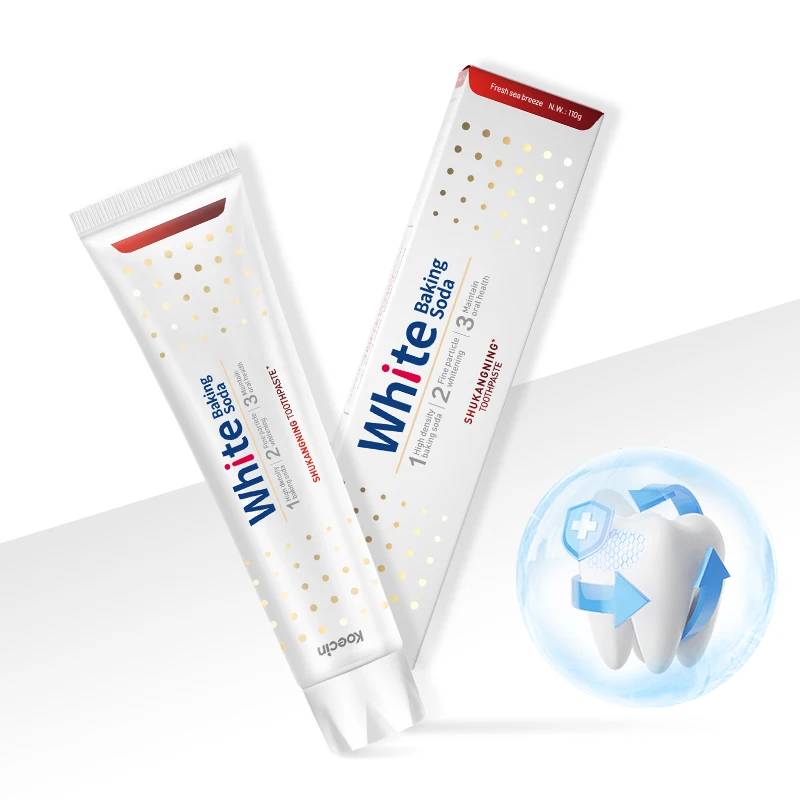 Wholesale ISO oem natural mint flavor teeth whitening repair toothpaste fresh minty toothpaste with menthol
