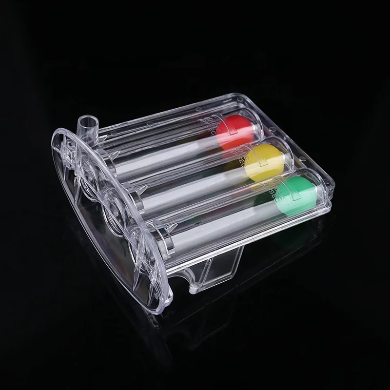 
three ball Medical Incentive Deep Breathing Exerciser Spirometer 