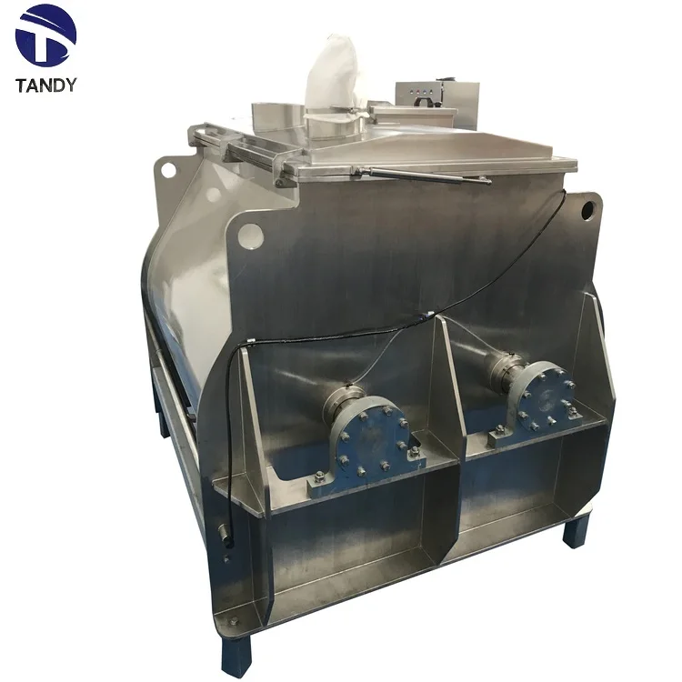 High performance dry powder mortar mixer horizontal double shaft paddle mixer