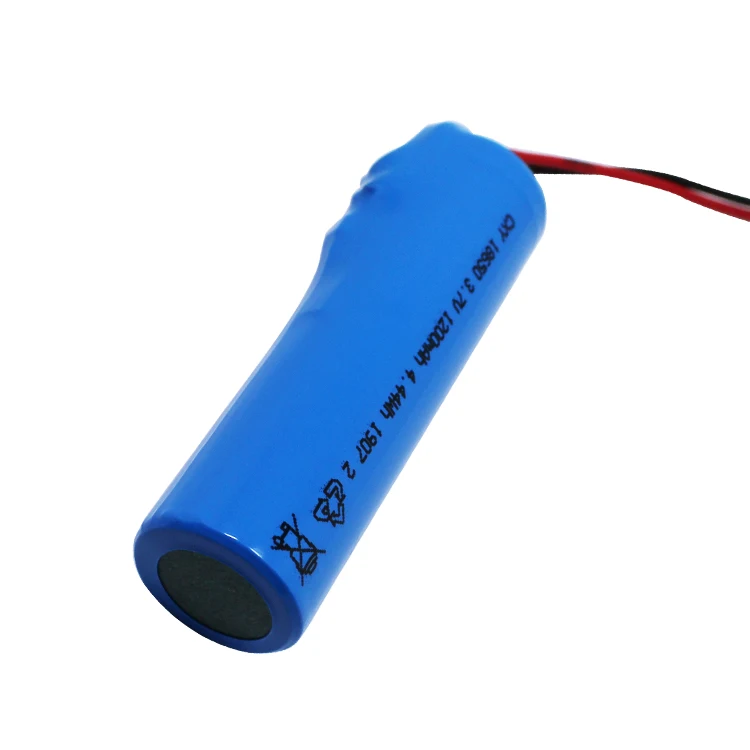 KC certification high quality low price  18650  3.7V 1200mAh 4.44Wh rechargeable  lithium polymer battery