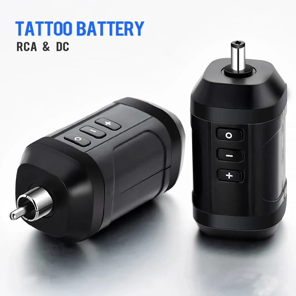 XNET 1800 мА/ч заряжаемый беспроводной татуировки аккумулятор RCA Интерфейс постоянного тока источники питания для татуировки поворотные ручки машины