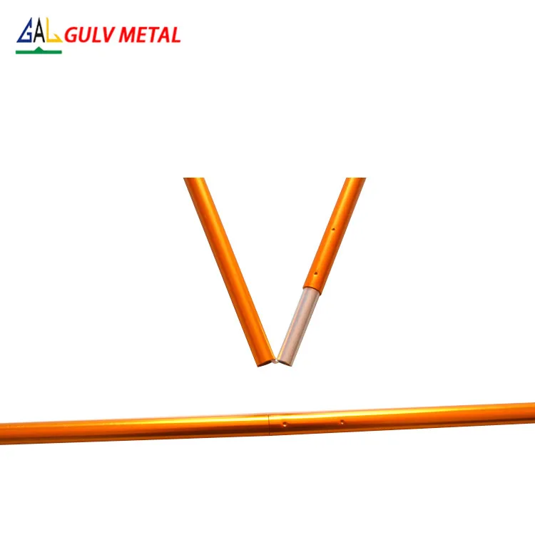 Wholesale Protect Against The Wind Beach Shade Folding Aluminium Tube Black Camping Portable Tent Pole