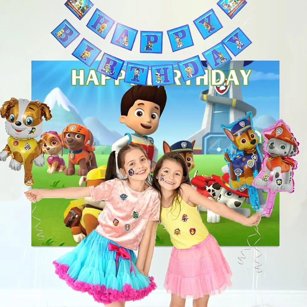 Набор украшений для вечеринки «Щенячий патруль», 10 гостей, 167 шт.