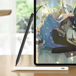 Universal custom logo aluminum metal high sensitive tablet capacitive active magnetic stylus touch pen