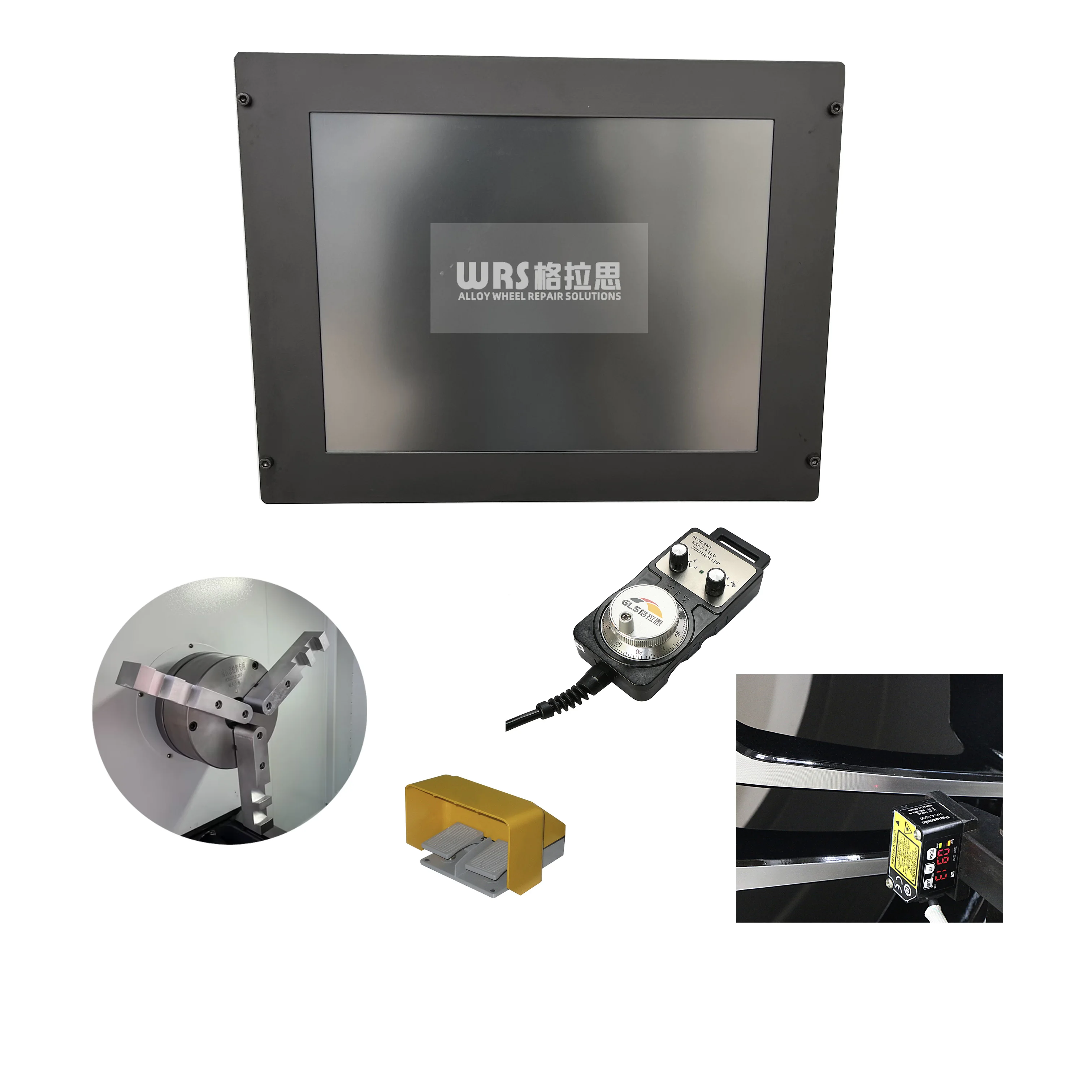 WRS spare parts accessory of laser scanning Alloy Wheel rim cnc lathe Repair Machine accessory