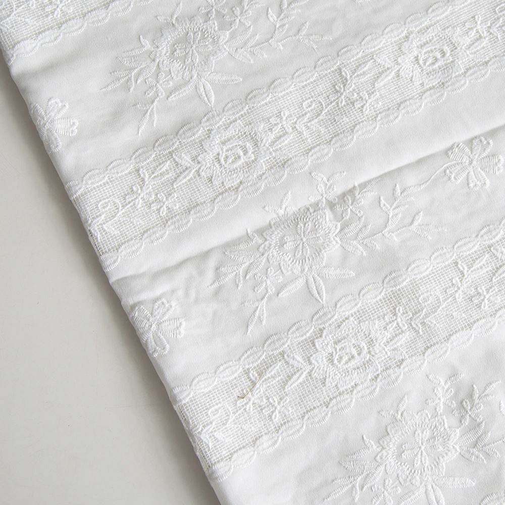 Factory Price Guipure Floral Pattern Fancy Lace Embroidery Party Wedding Lace Fabrics