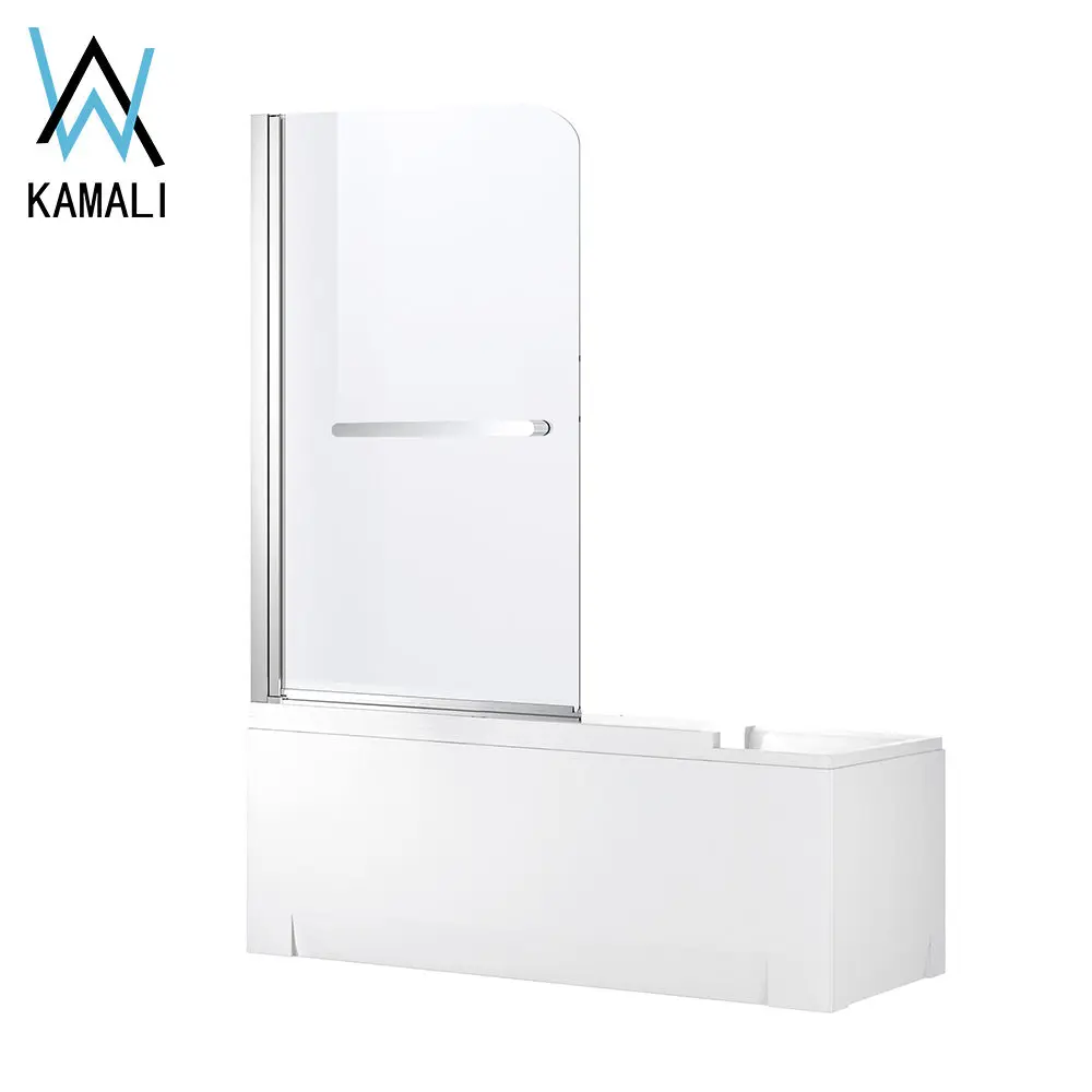 Kamali Top-rated 60 Inch Folding Bathtub Glass Shower Door