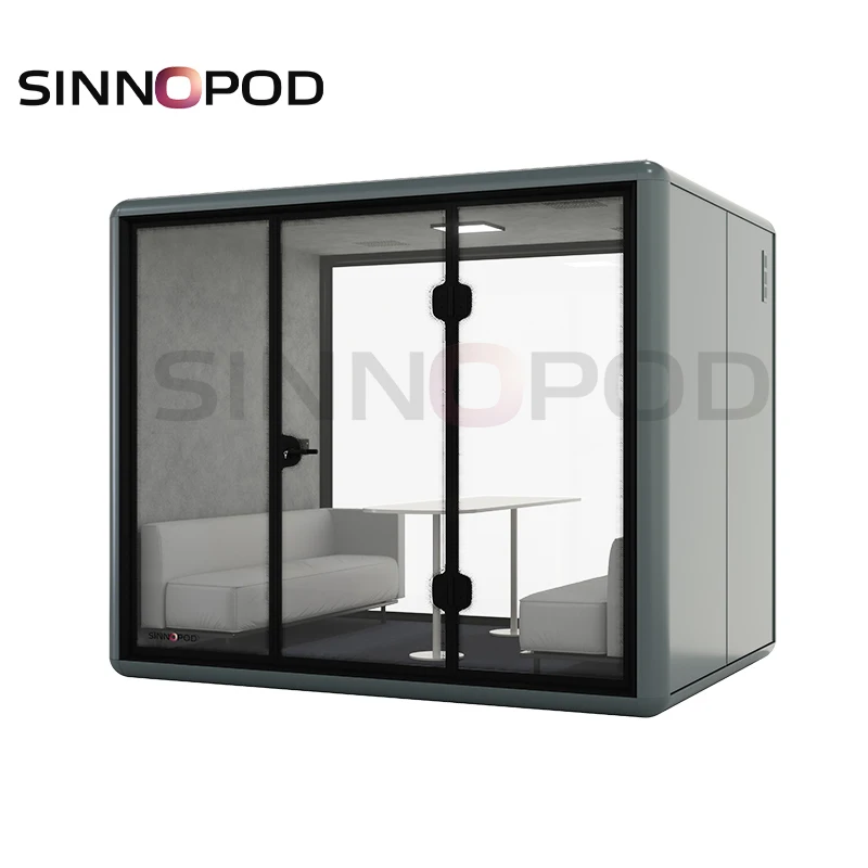 Fast delivery Portable Acoustic Office Phone Booth Sound Proof Pod Acoustic Soundproof Meeting Study Work Office Pod