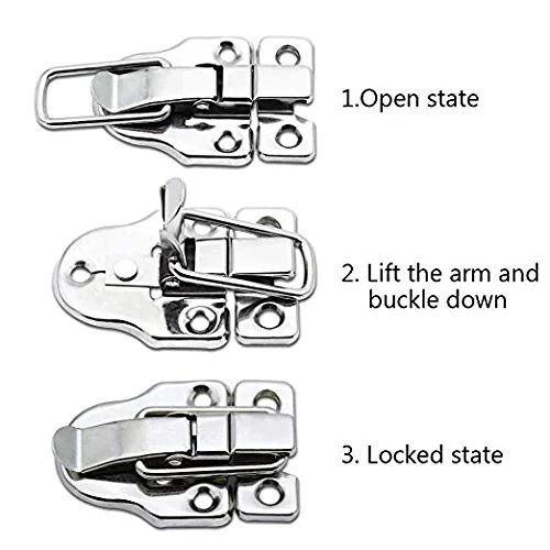 Keyboard Box Flight Case Accessories Hard Case Flight Case Latches Lock Suitcase Lock Decorative Wardrobe Box Lock