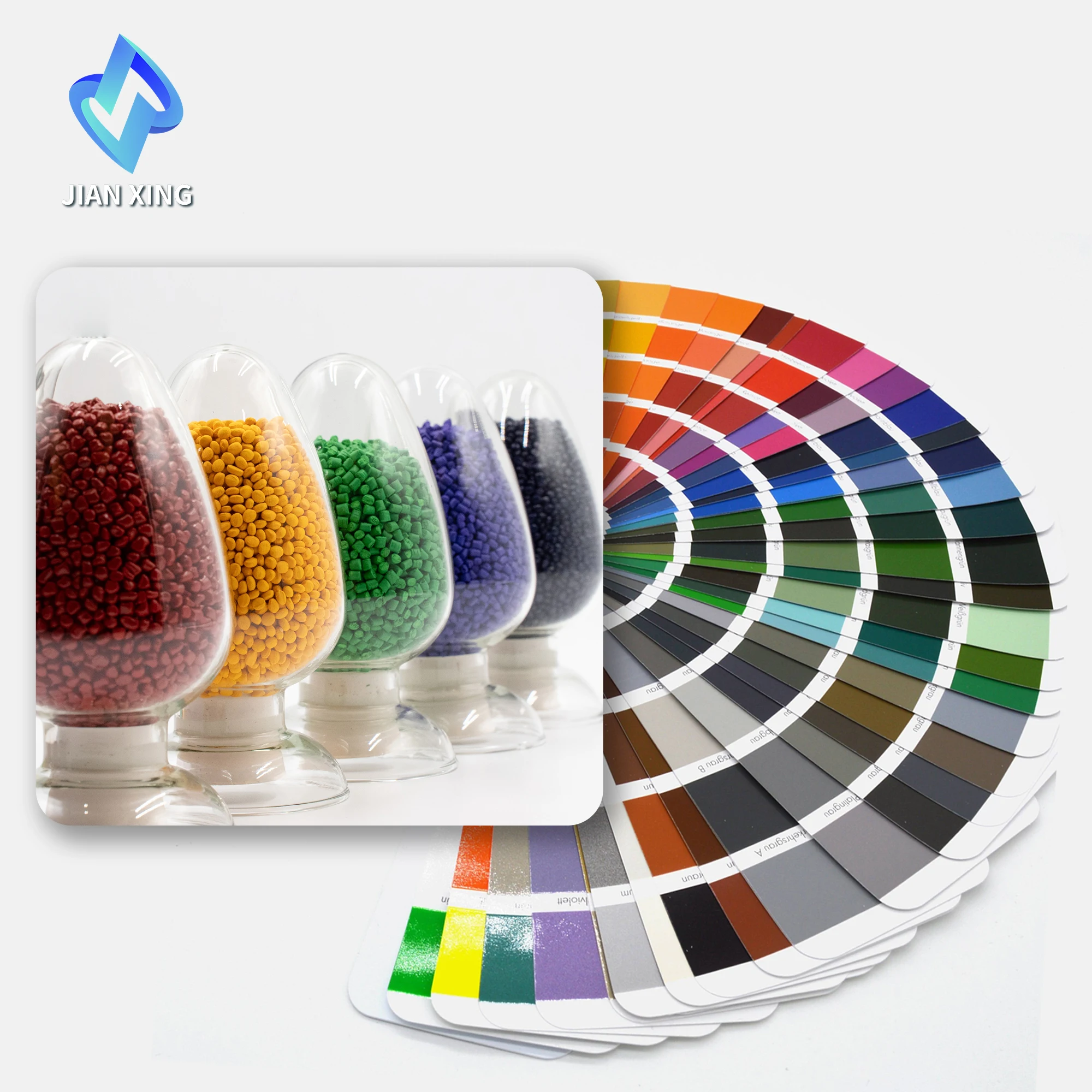 Manufacturer Plastic TPU ABS PP PET PE PA PETG PP PC PLA Color granule black masterbatch /white/ functional Masterbatch custom