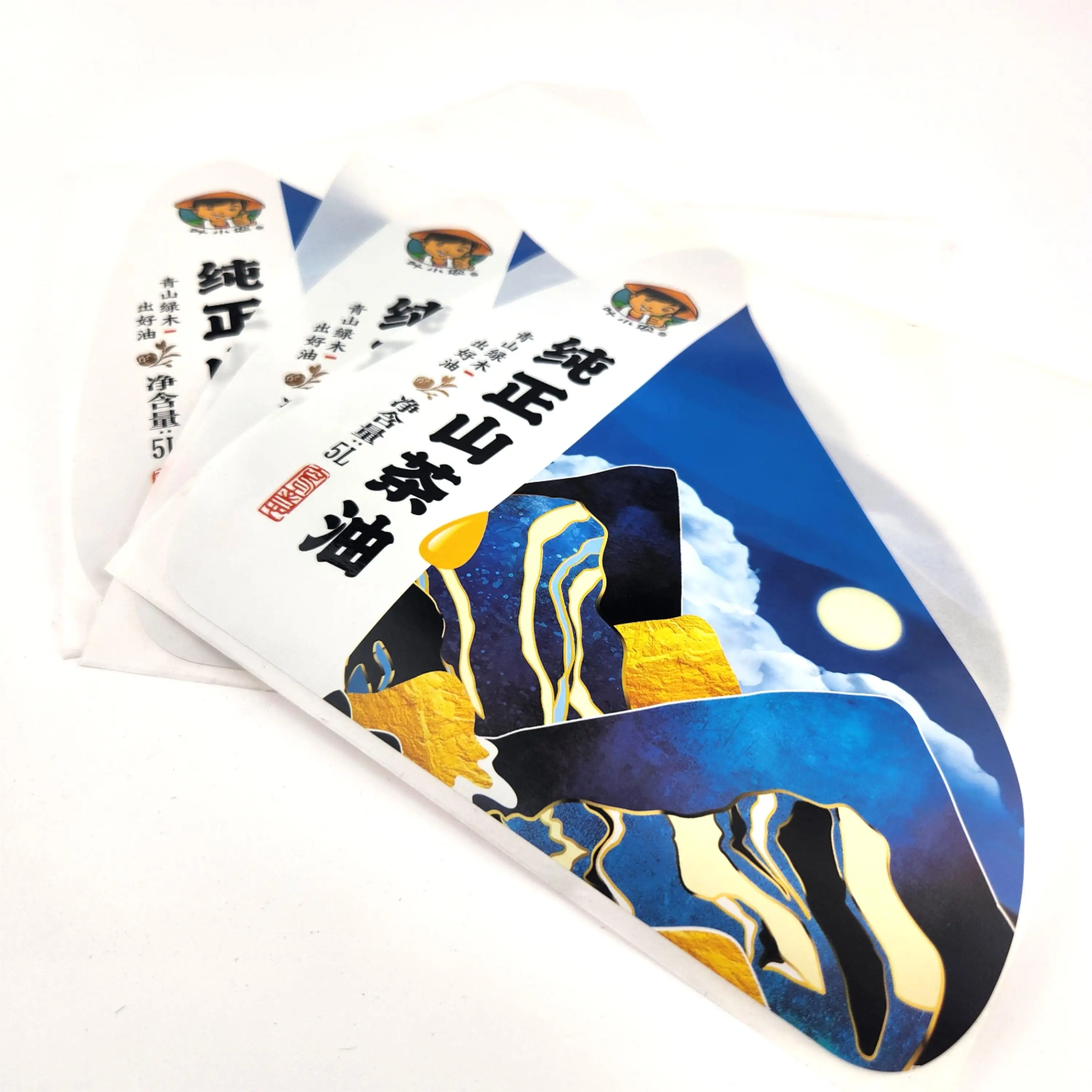 High Quality Low Price Waterproof And Oil Proof Stickers Vinyl Adhesive Olive Oil Food Stickers, Jar/Glass/Plastic Bottle Labels