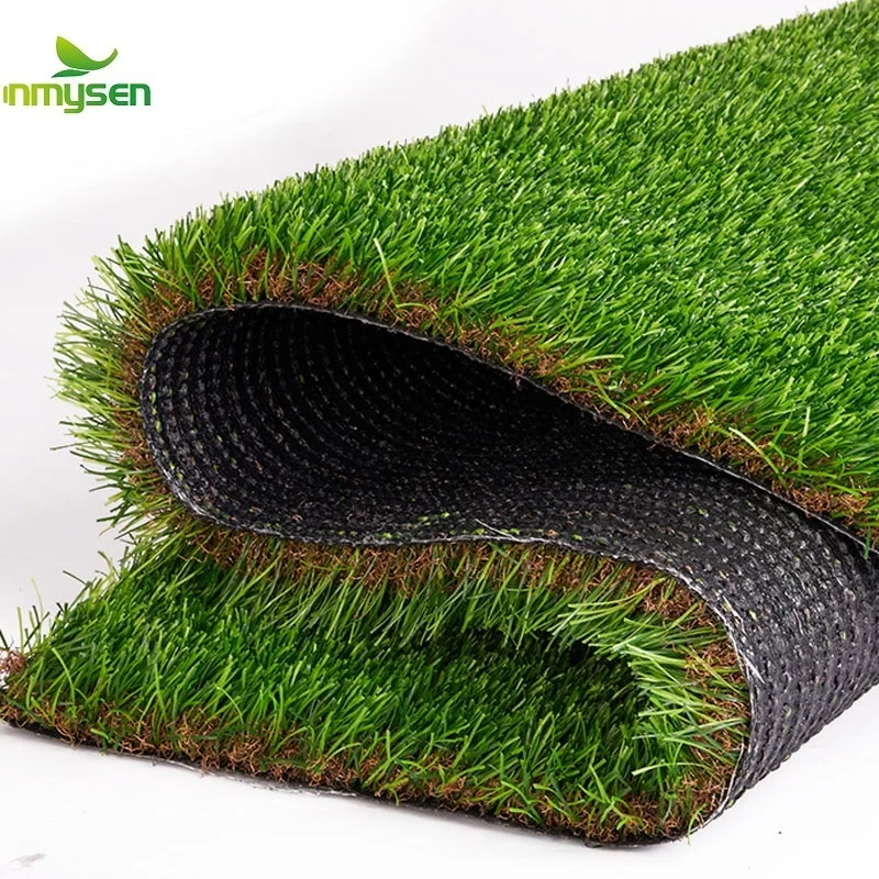 Inmysen Customized Artificial Grass Outdoor Landscape Synthetic Turf For Outdoor Garden Decoration