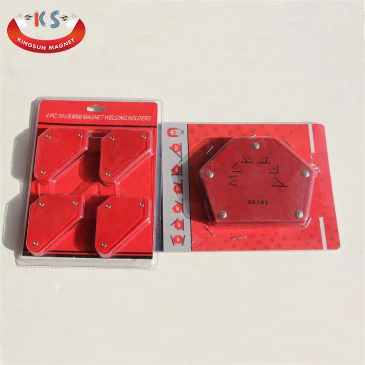 Permanent Neodymium Magnets Strong Arrow Shape Magnet Weld Magnetic Angle Holders for Multiple Angles