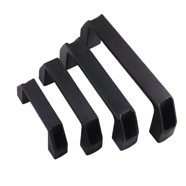 T slot Aluminum Extruded Profile Black Plastic Nylon Furniture Handles Industrial Handle