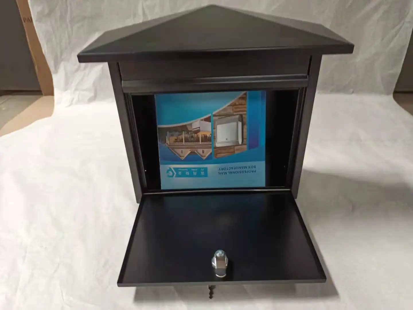 Iron modern mailbox outdoor smart mailbox locker brand new product waterproof mailbox