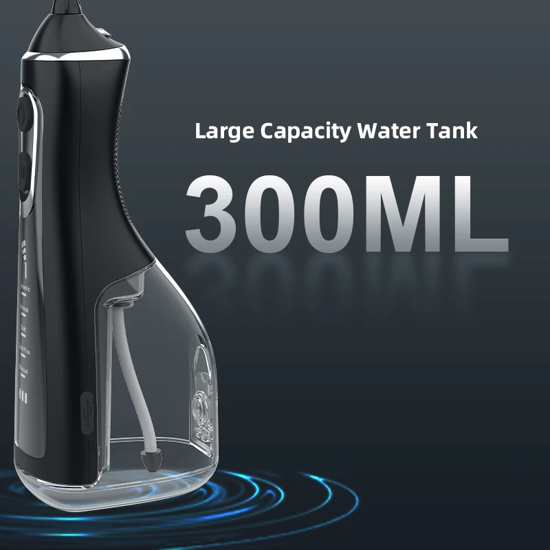 Portable Dental Water Cordless Dental Flosser Cordless for Teeth Water Flosser ABS TYPE-C IPX 7 Electric Tooth Cleaner