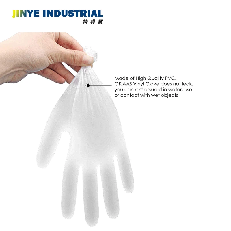 Wholesale High Quality Disposable PVC Vinyl Gloves Powder Free China Manufacturers