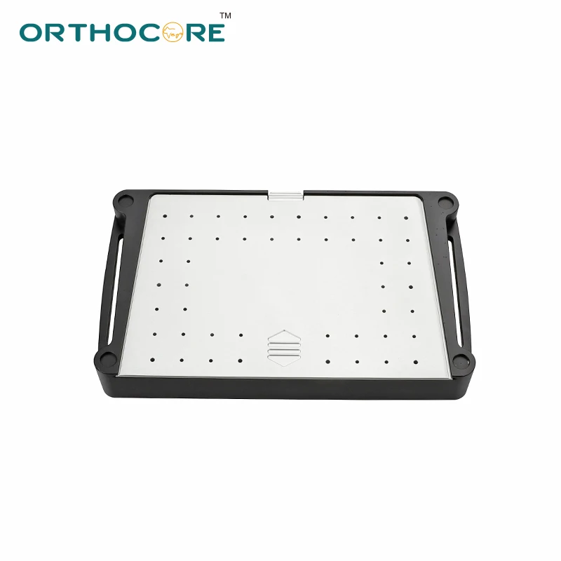Aluminum Screw Caddy with Screws Veterinary Orthopedic Container Orthopedic Surgical Instruments
