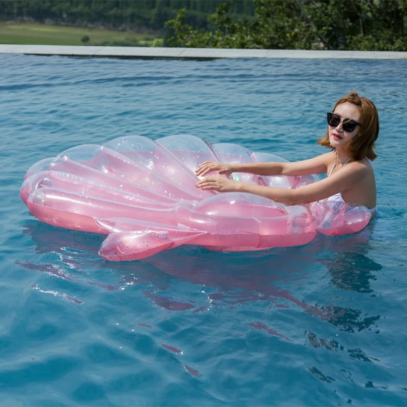 Inflatable Pool Float With Ball Water Fun Large Summer Beach Swimming floaty Party Floating