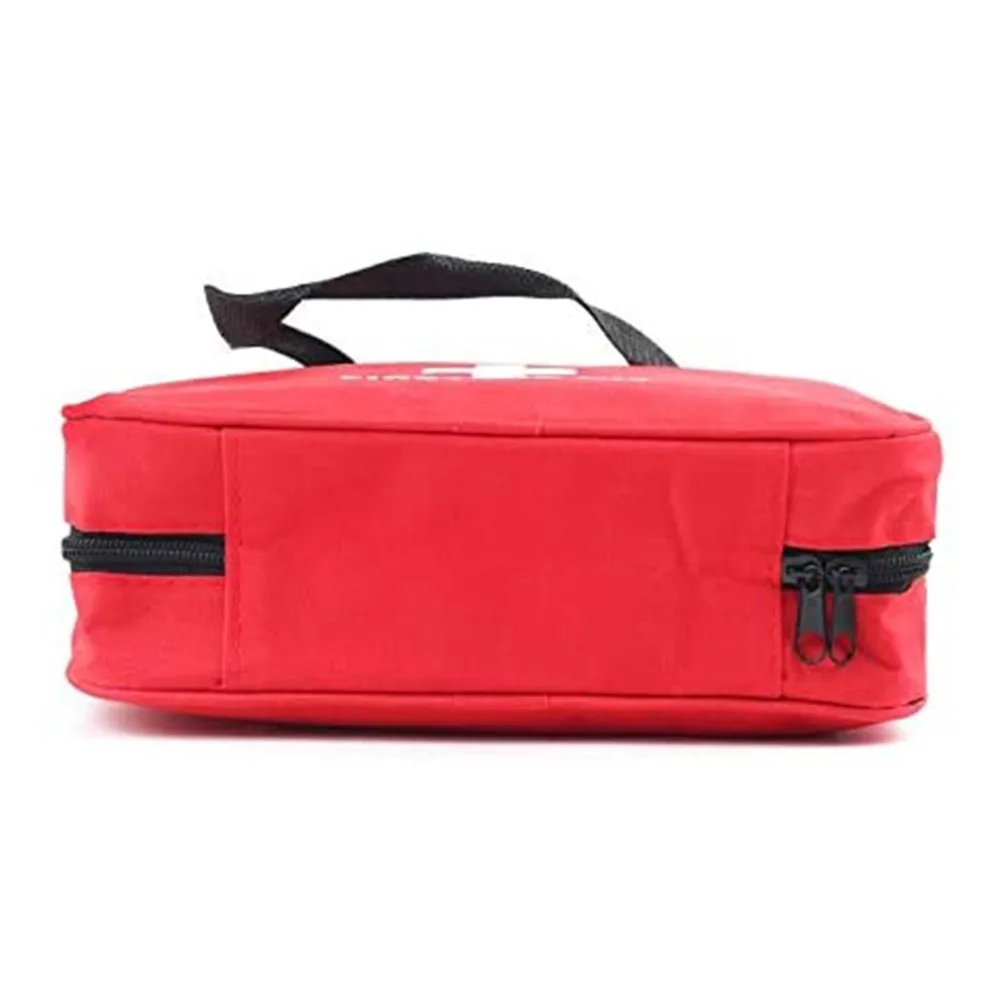 Red Trauma Bag for Emergency First Aid Kits Empty Medical First Aid  Storage Bag
