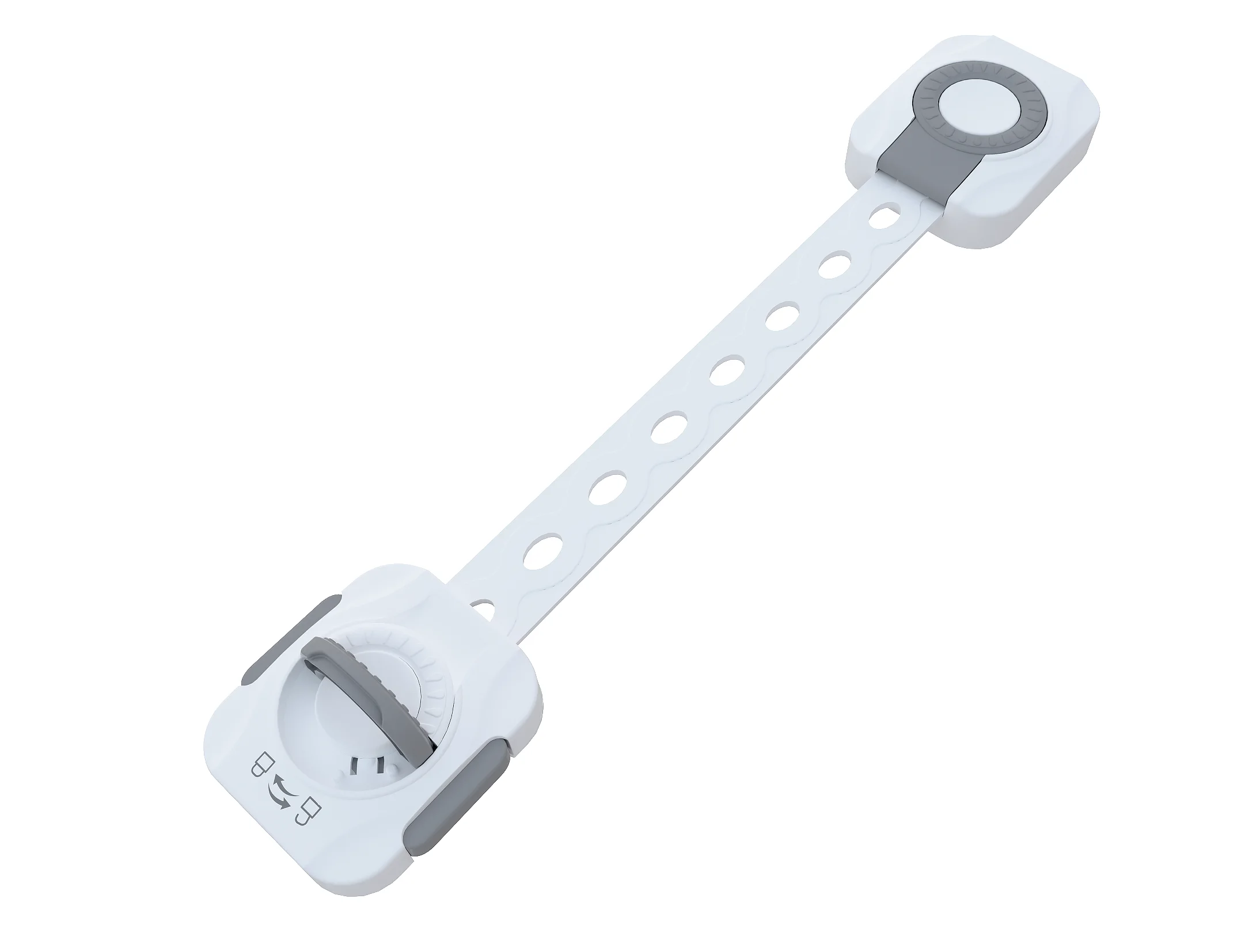 Easy Use Multi Purpose Adjustable Drawers Cabinet Prevent Children Safety Baby Strap Lock