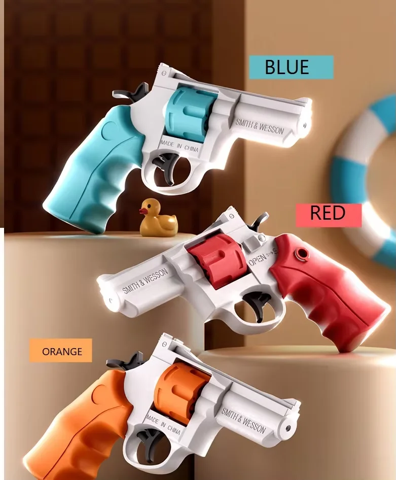 Water gun toy revolver Internet celebrity toy boy play handsome artifact Glock mechanical linkage water spray handheld toy gun