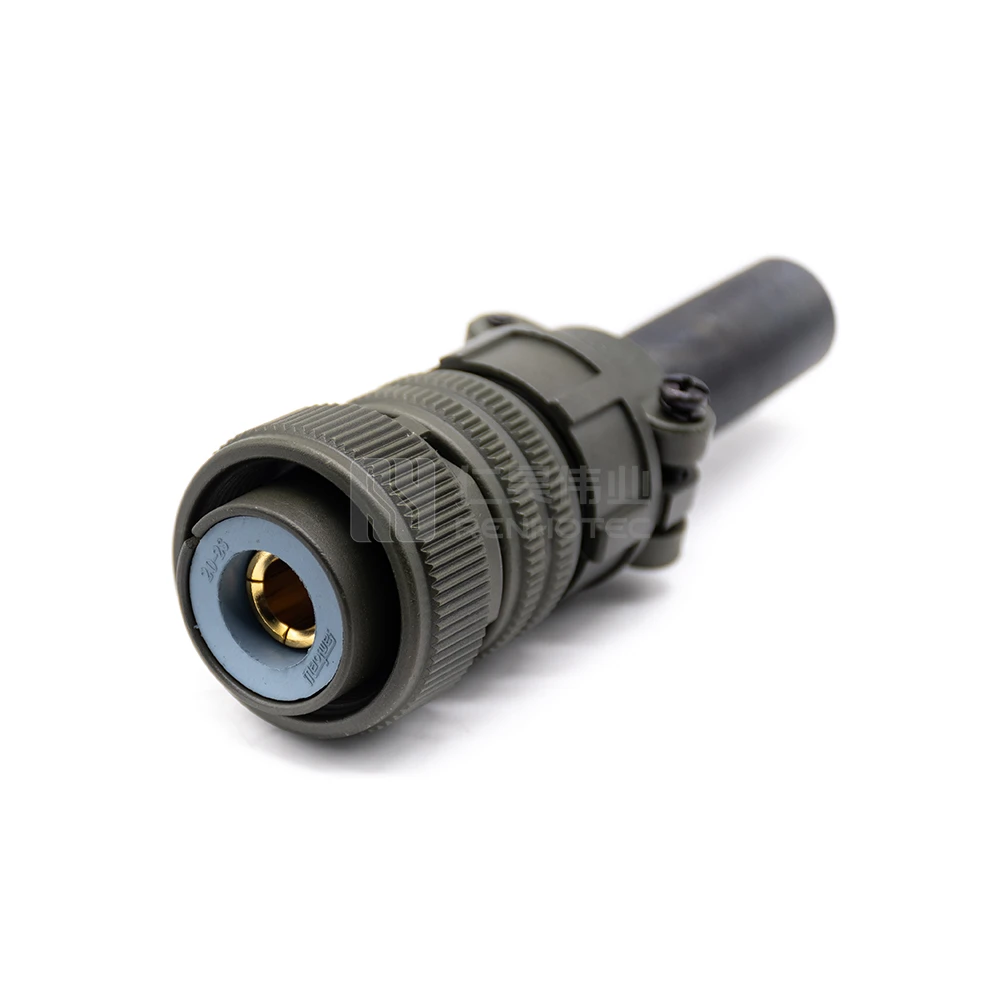CA3106A20-2S IP68 Metal Female Plug MS5015 Round Bayonet Aviation Waterproof Connector