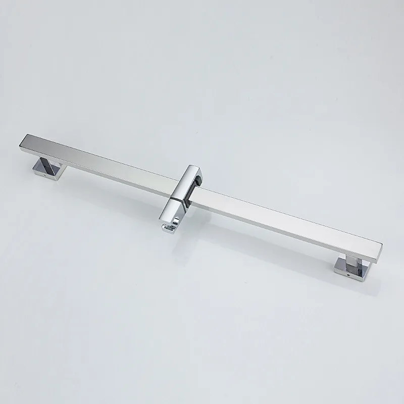 Bathroom Shower Accessories Adjustable Slide Bar Wall Mounted Square ABS Plastic Shower Mounting Brackets