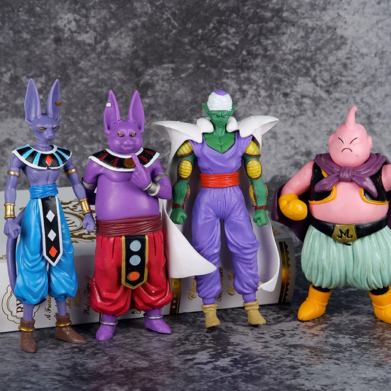 Japan Anime Dragonballs DBZ Action Figures Set Beerus Piccolo Buu PVC Toys Vegeta Goku GK Plastic Toys for Kids