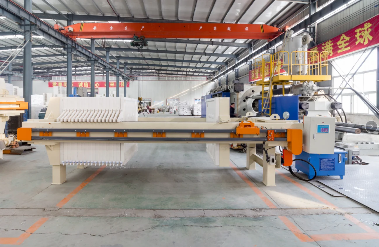 DZ Brand Automatic Discharging Olive Oil Press Filter Sludge Filtering Chamber Filter Press