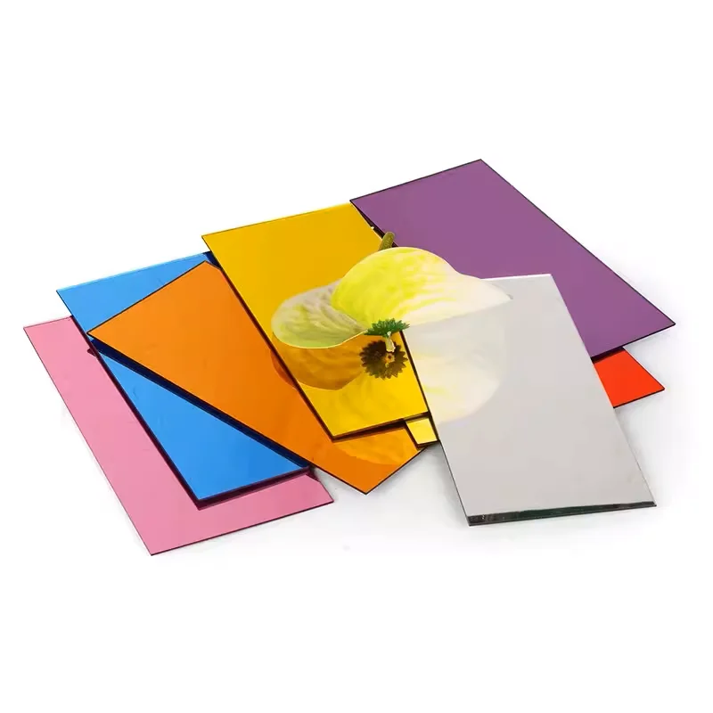 Easy Processing Mirror Acrylic Plastic Sheet With Double-sided Protection Film