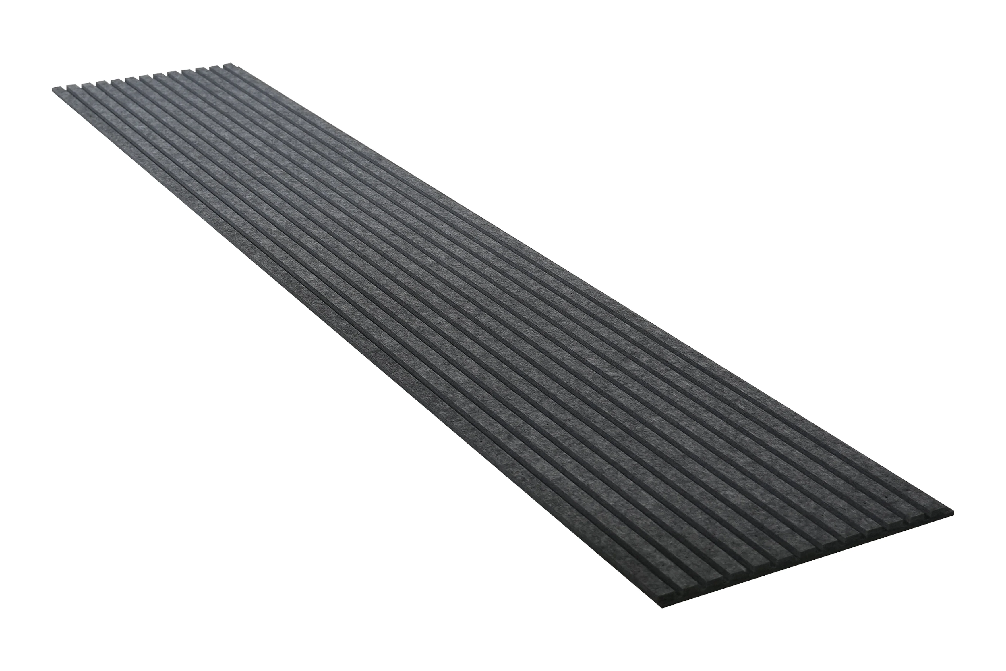 MDF wooden slat panels with PET base panel sound proof