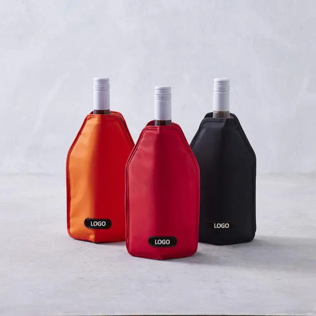 Wine Cooler Sleeve with Protector Keep Cool and Chill 2 Hours Up for White Red Wine,wine bottle cooler sleeve