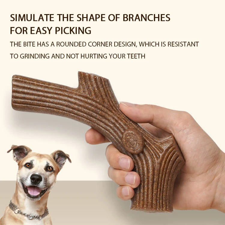 Wholesale New Coffee Wood Puzzle Dog Chew Toys For Pets Aggressive Chewers